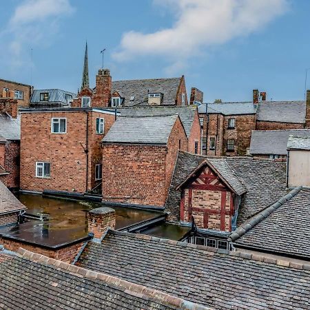 Pass The Keys 5C Charming Town Centre Apartment With Roof Top Views Shrewsbury Exteriör bild